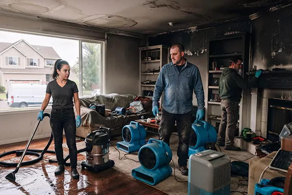 Smoke and Water Damage Restoration Hemet
