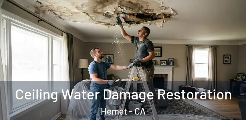  Ceiling Water Damage Restoration Hemet - CA