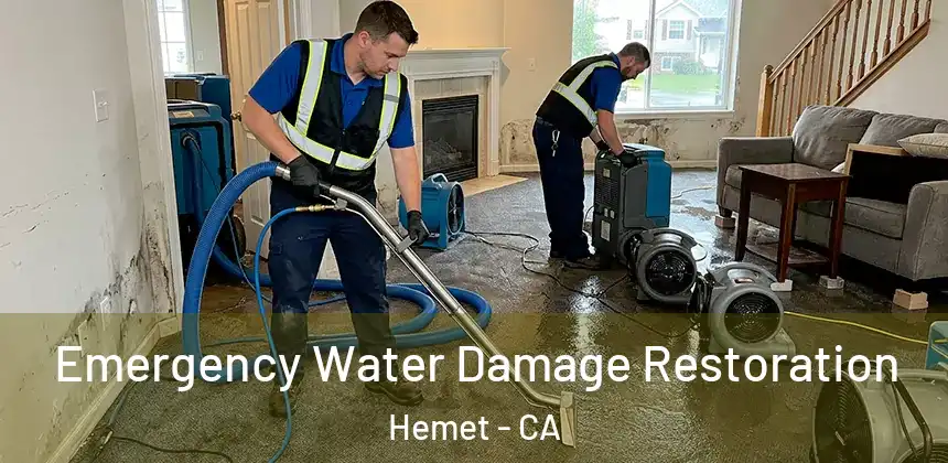  Emergency Water Damage Restoration Hemet - CA