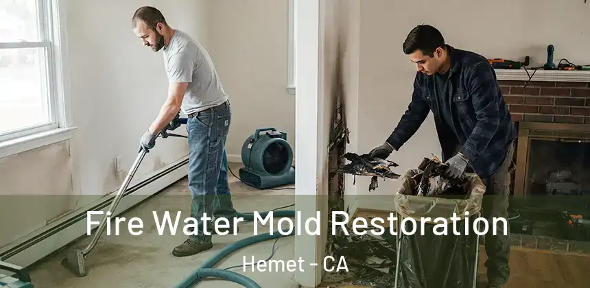Fire Water Mold Restoration Hemet - CA