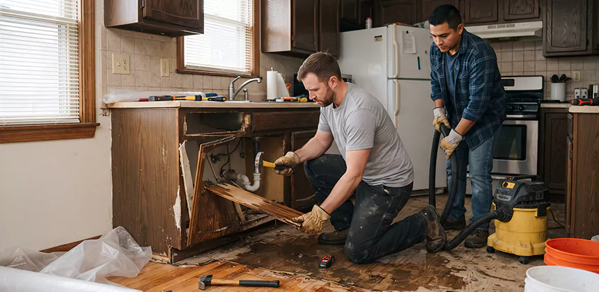 Repairing Water Damaged MDF Cabinets in Hemet