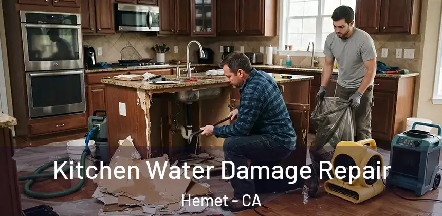  Kitchen Water Damage Repair Hemet - CA