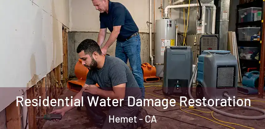 Residential Water Damage Restoration Hemet - CA