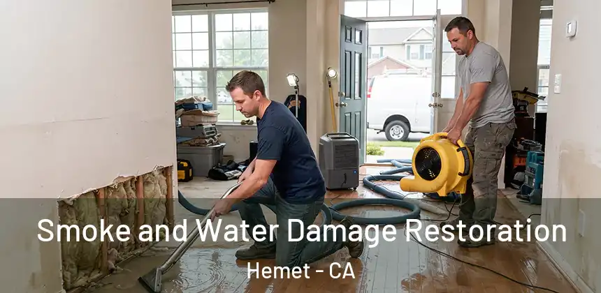 Smoke and Water Damage Restoration Hemet - CA