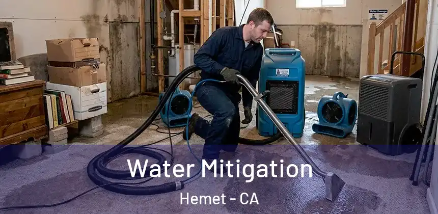 Water Mitigation Hemet - CA